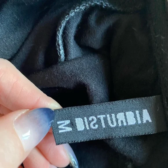 Disturbia Addams Dress in black and white - Picture 6 of 6